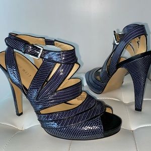 BRAND NEW SnakeSkin Sandal Heels Size 9